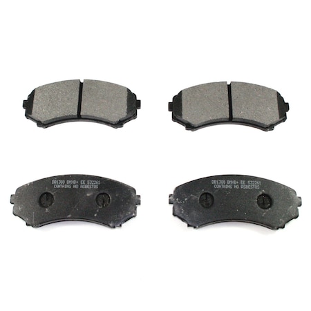 Pronto Dura Premium Brake Pads Front, Bp867Ms BP867MS